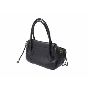 Prada black calfskin handbag